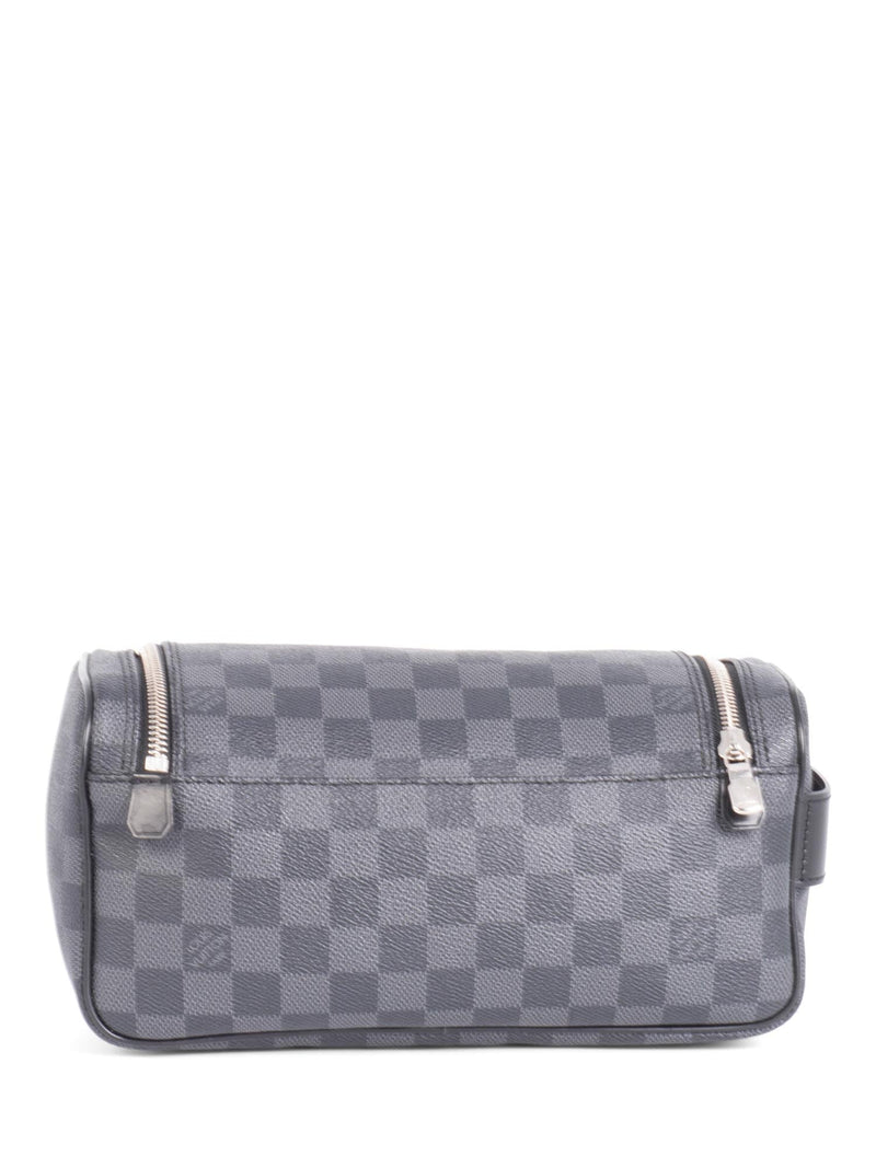 Louis Vuitton Dopp Kit Toilet Pouch Graphite Damier Graphite