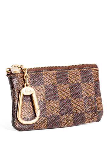 Louis Vuitton Daumier Ebene Credit Card Wallet Brown-designer resale