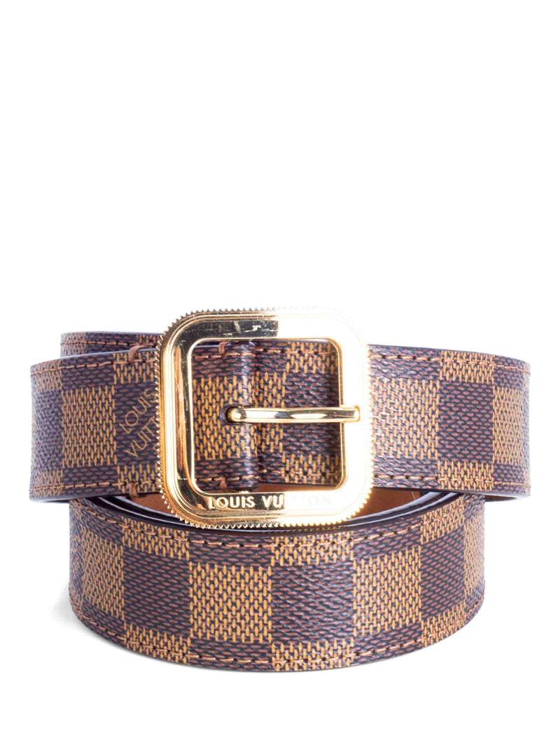 lv belt brown gold