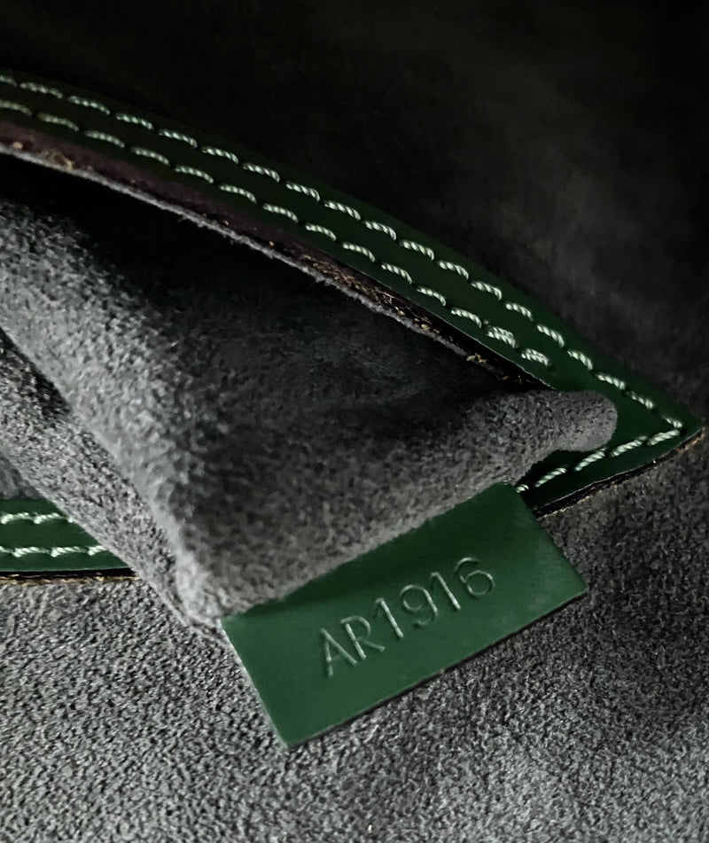 Louis Vuitton Epi Alma Bag Green