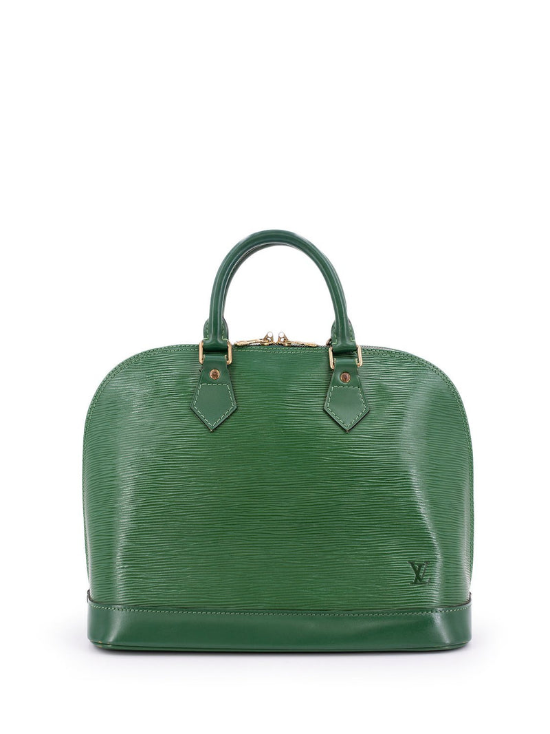 Louis Vuitton Green Epi Leather Alma BB Bag Louis Vuitton