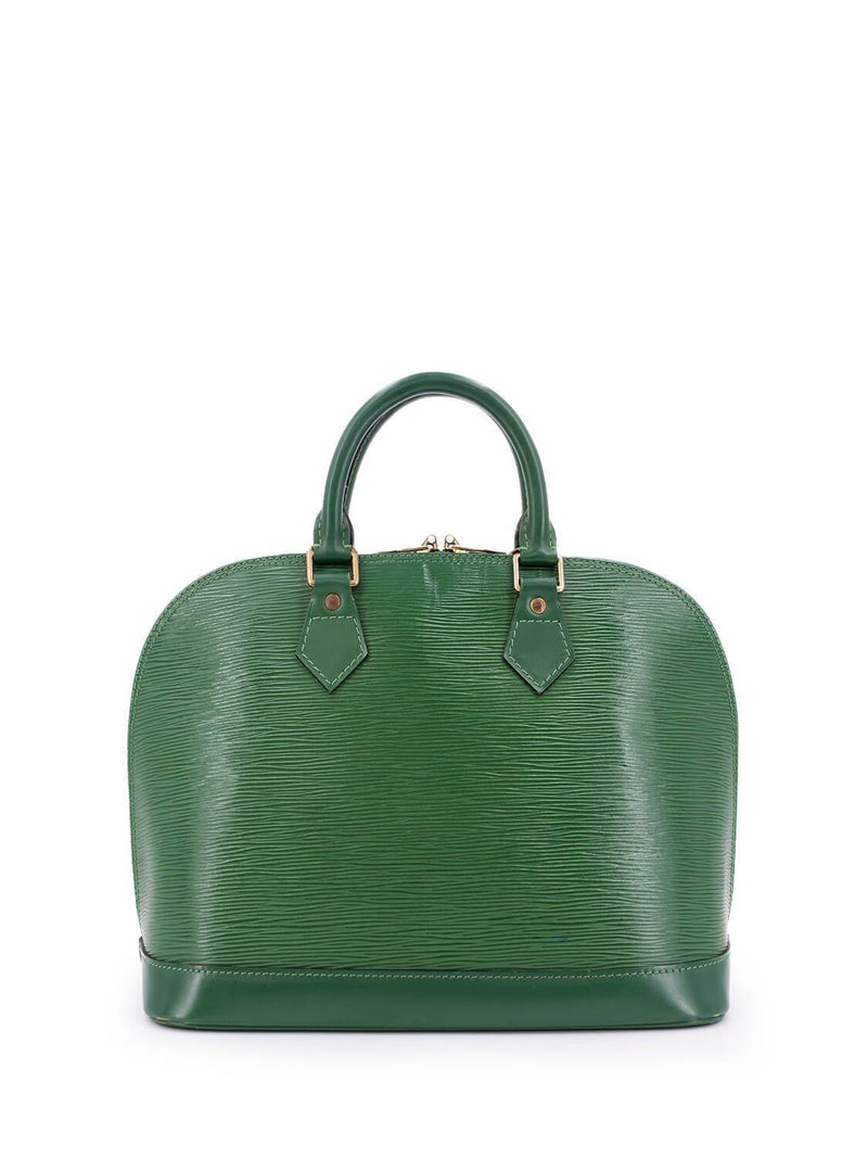 Louis Vuitton Epi Alma Bag Green