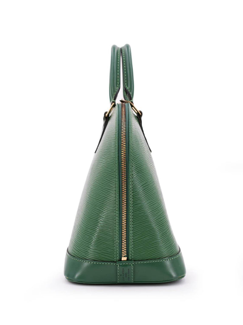 Louis Vuitton Epi Alma Bag Green