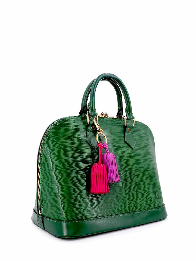 Louis Vuitton Epi Alma Bag Green