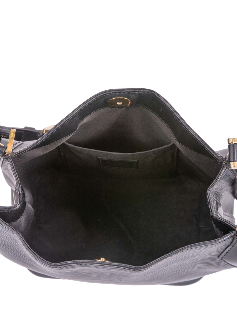 Louis Vuitton Epi Leather Bucket Bag Black-designer resale