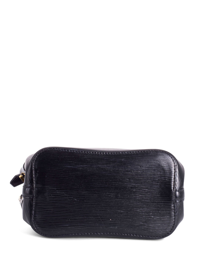 Louis Vuitton Epi Leather Pochette Cosmetic Pouch Black