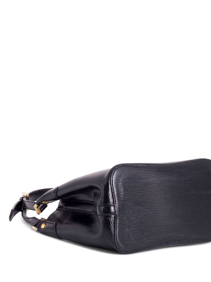 Louis Vuitton Epi Leather Bucket Bag Black-designer resale