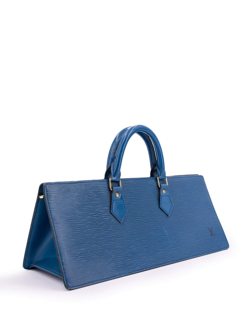 Louis Vuitton Epi Leather Triangle Bag Blue-designer resale