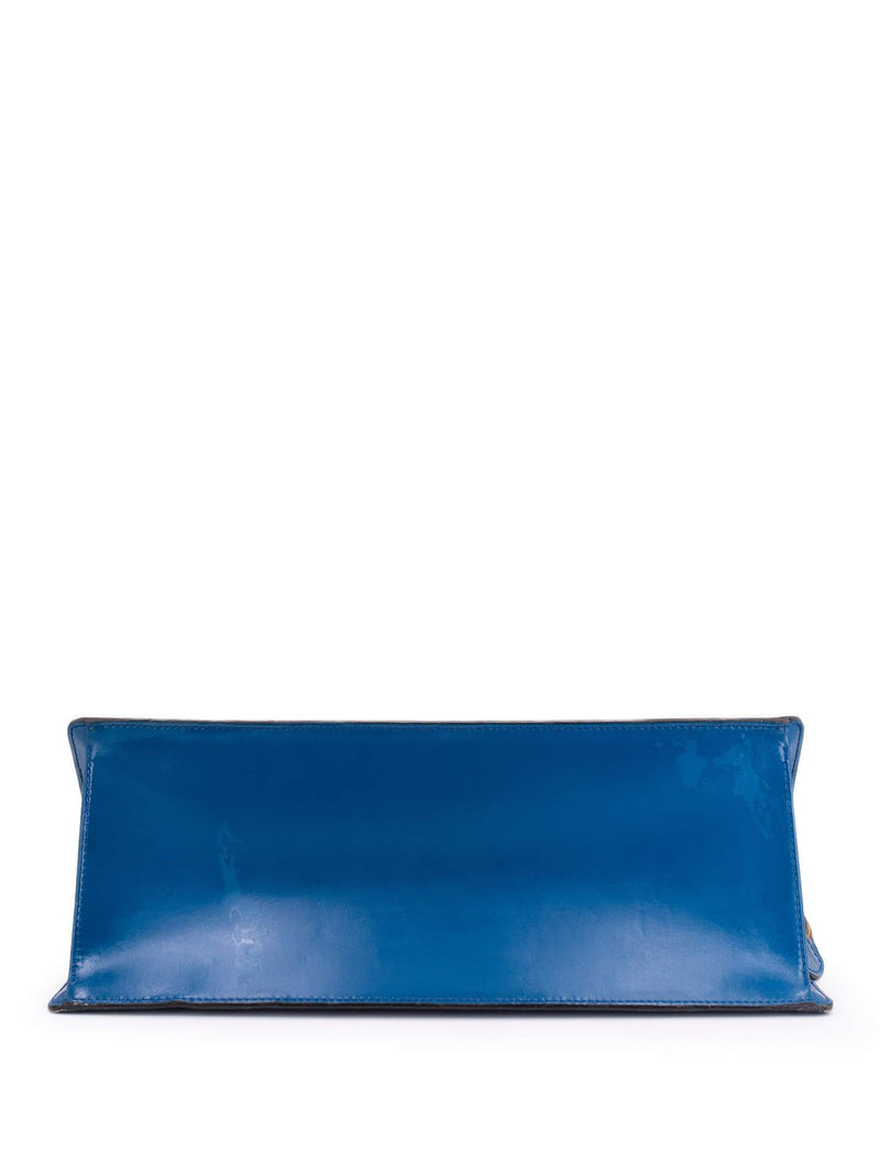 Louis Vuitton Epi Leather Triangle Bag Blue-designer resale