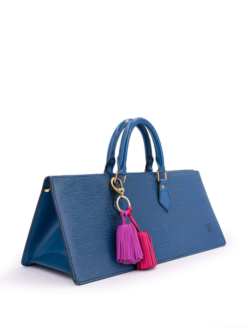 Louis Vuitton Epi Leather Triangle Bag Blue-designer resale