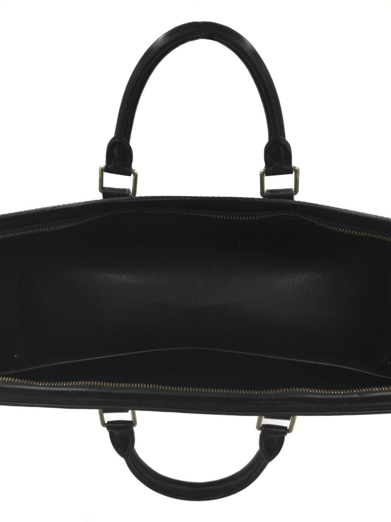 Louis Vuitton Epi Sac Triangle Bag Black-designer resale