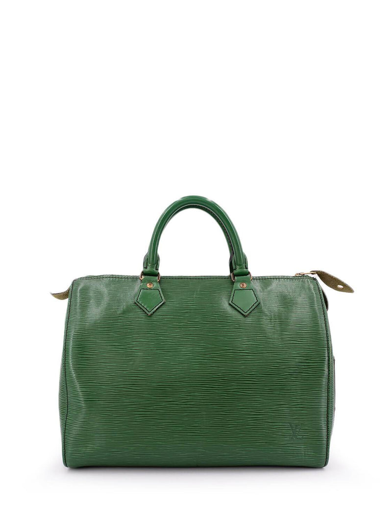 Louis Vuitton Epi Speedy Bag 30 Green-designer resale