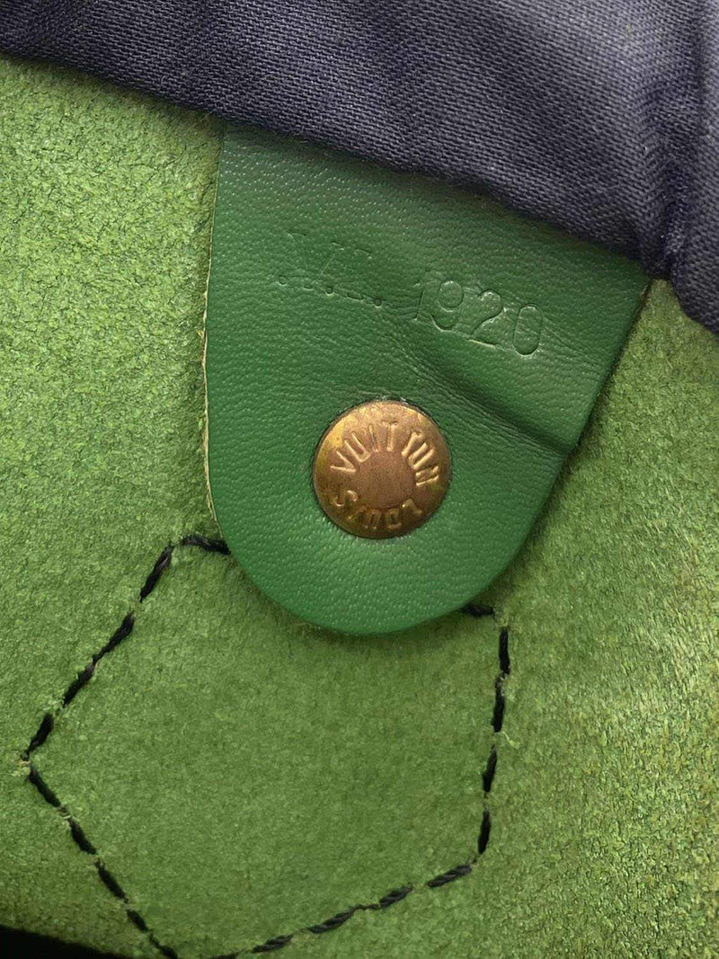 Louis Vuitton Epi Speedy Bag 30 Green-designer resale