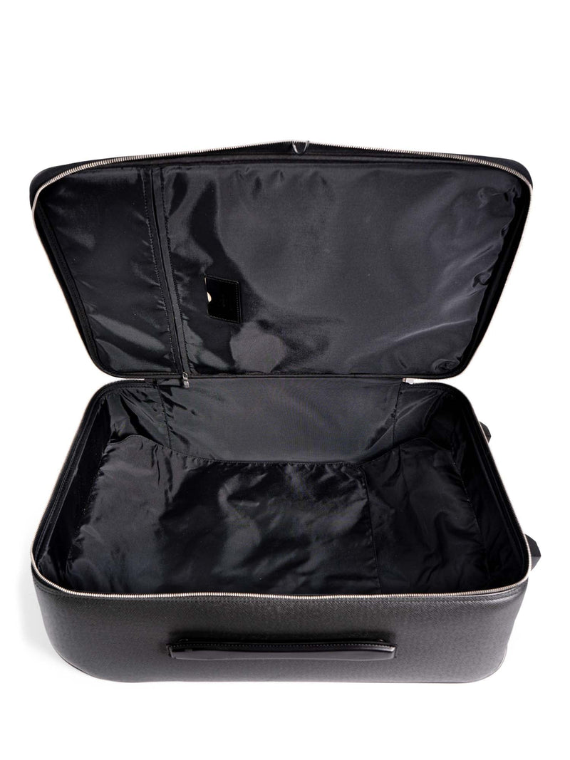 Louis Vuitton Leather Ardoise Taiga Pegase 60 Rolling Suitcase Black-designer resale