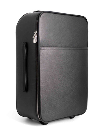 Louis Vuitton Leather Ardoise Taiga Pegase 60 Rolling Suitcase Black-designer resale