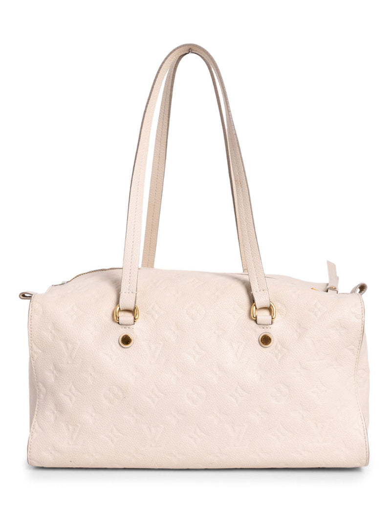 Louis vuitton cream tote bag sale