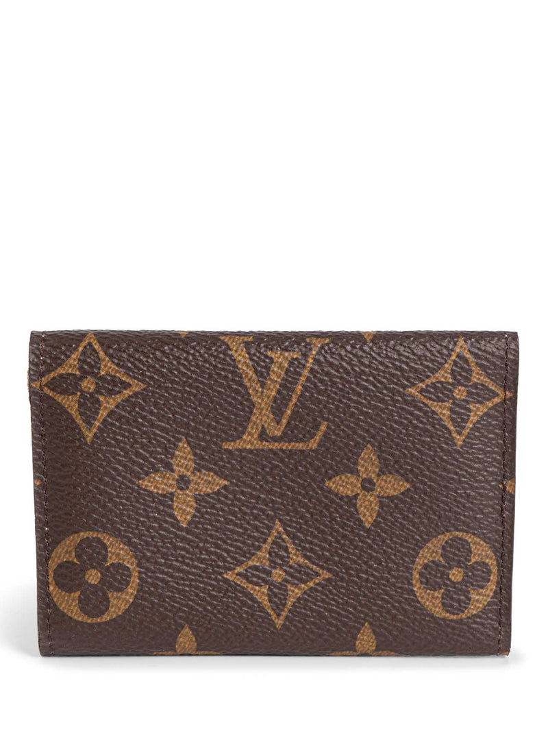 Louis Vuitton Leather Monogram 6 Key Holder Brown Pink-designer resale