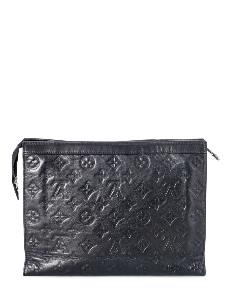 Louis Vuitton Pre-owned Women's Leather Clutch Bag - Black - One Size