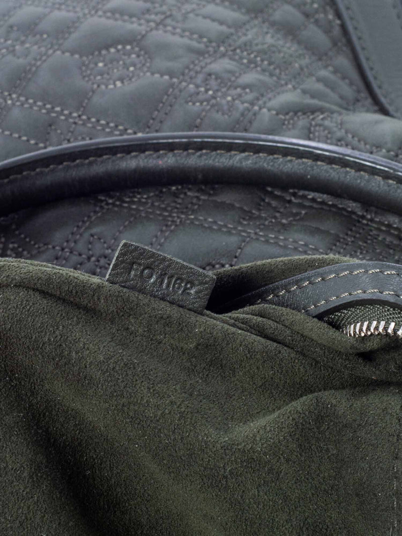 Louis Vuitton Leather Monogram Shoulder Bag Green-designer resale
