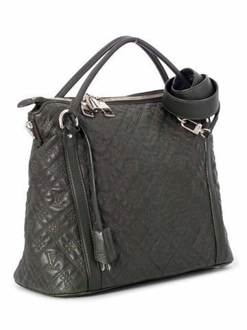 Louis Vuitton Leather Monogram Shoulder Bag Green-designer resale