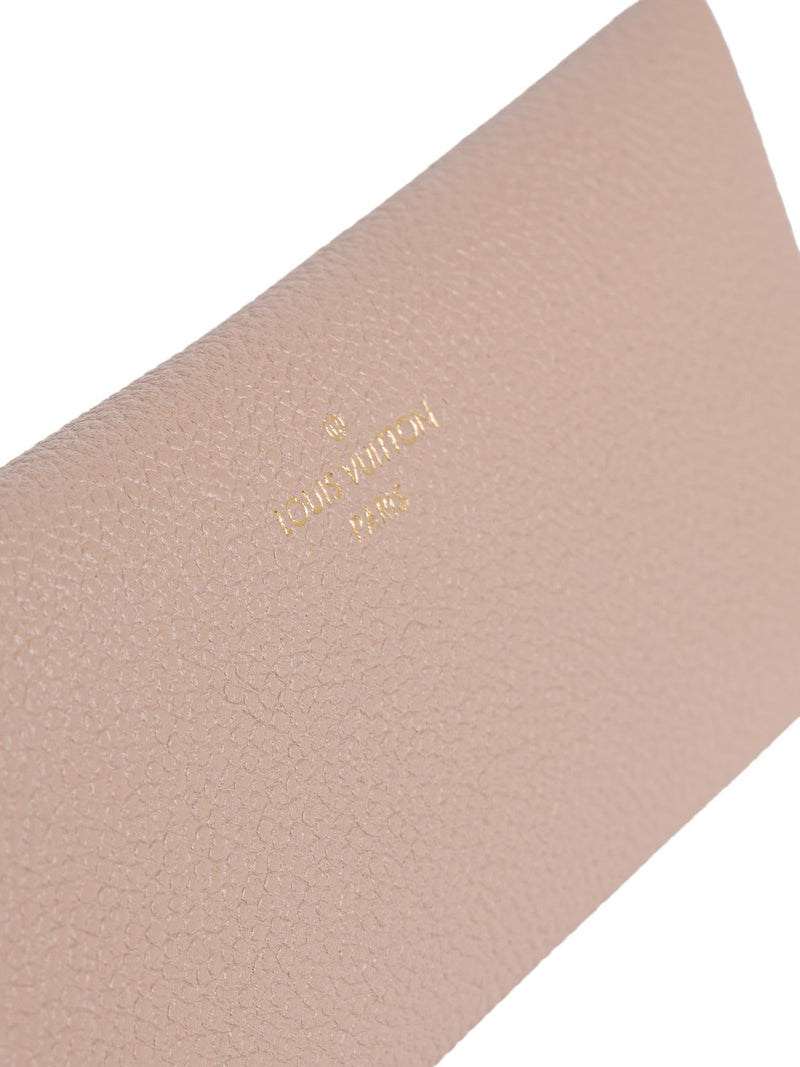 Louis Vuitton Leather Small Cosmetic Case Taupe-designer resale