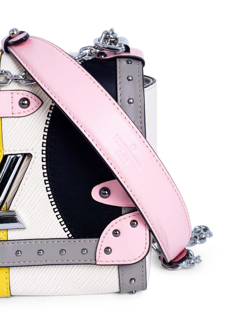 Louis Vuitton Leather Twist MM Messenger Bag Multicolor-designer resale