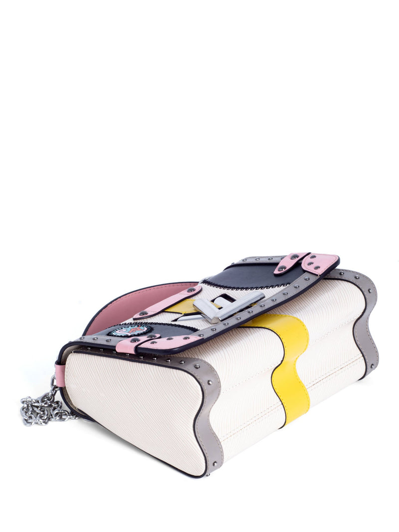 Louis Vuitton Leather Twist MM Messenger Bag Multicolor-designer resale
