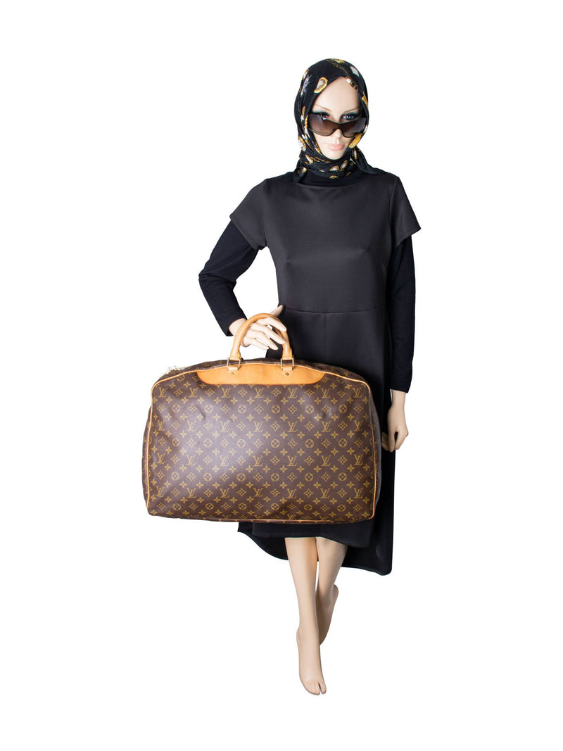 Louis Vuitton Monogram 2 Way Soft Luggage Travel Bag Brown-designer resale