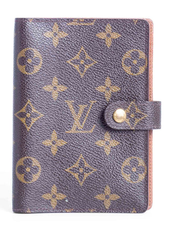 Louis Vuitton Monogram Agenda Cover Brown-designer resale