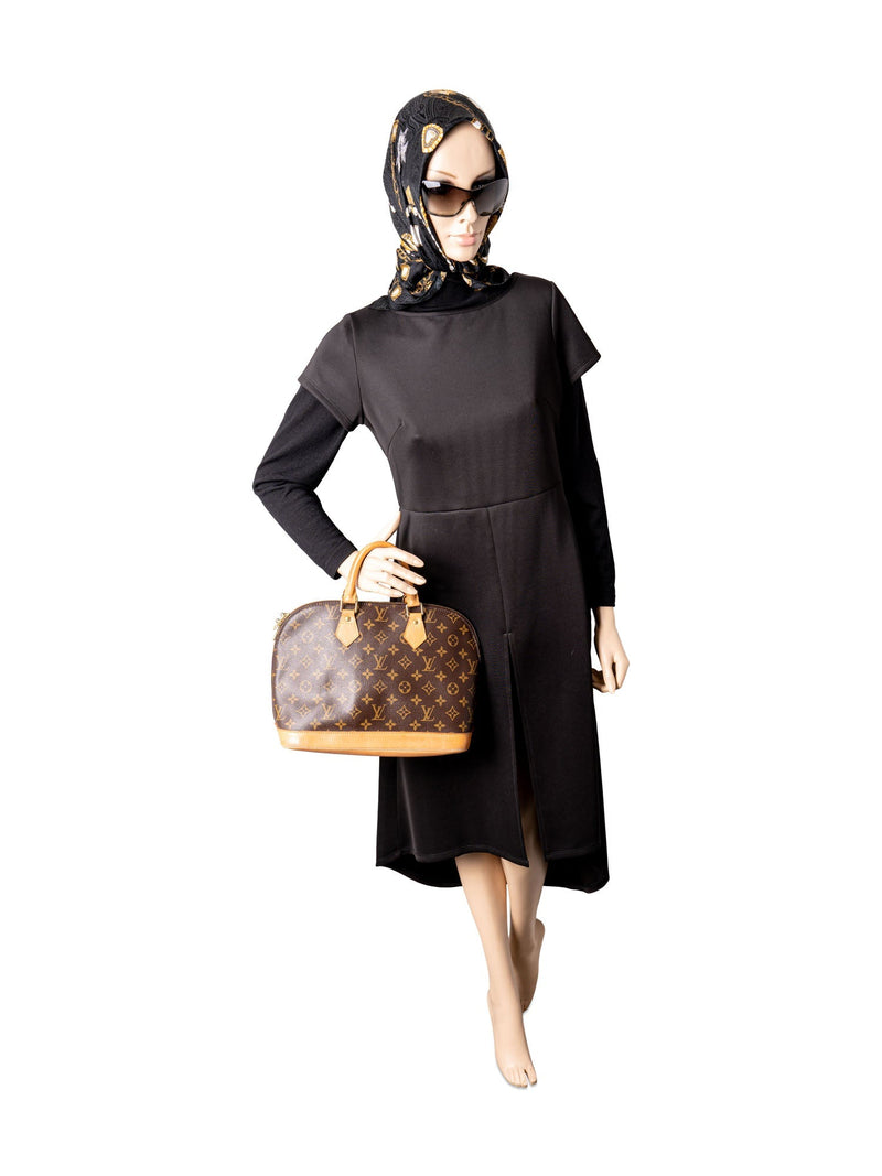 Louis Vuitton Monogram Alma Bag MM Brown-designer resale