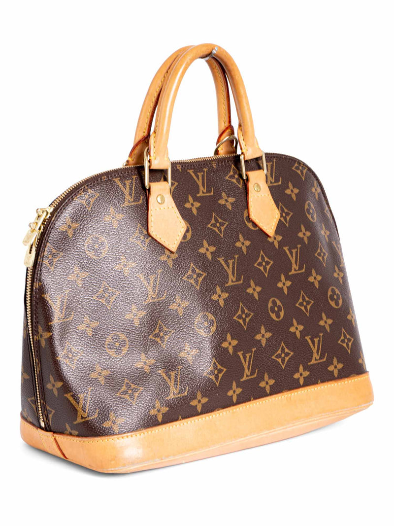 AUTHENTIC Vintage Louis Vuitton Alma PM Bag Brown Monogram US Seller  Excellent