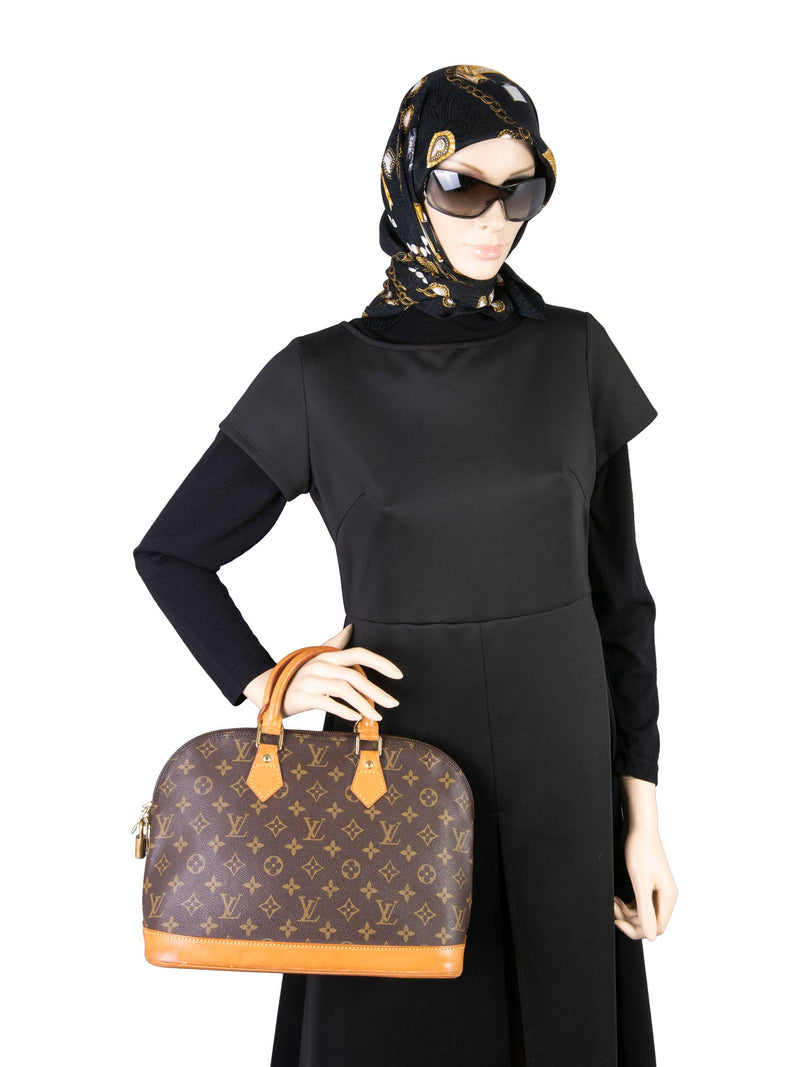 Louis Vuitton Monogram Alma Bag PM Brown-designer resale