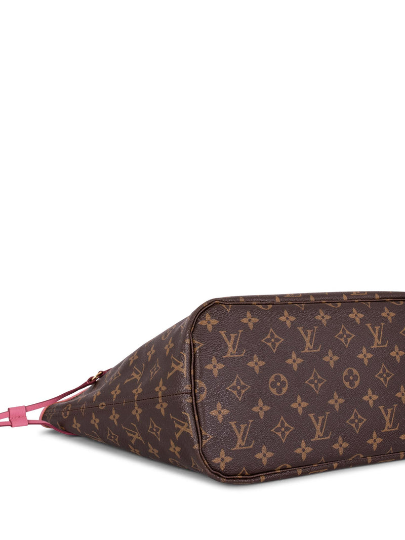 Louis Vuitton Monogram Articles de Voyage Neverfull Bag MM Pink Brown-designer resale