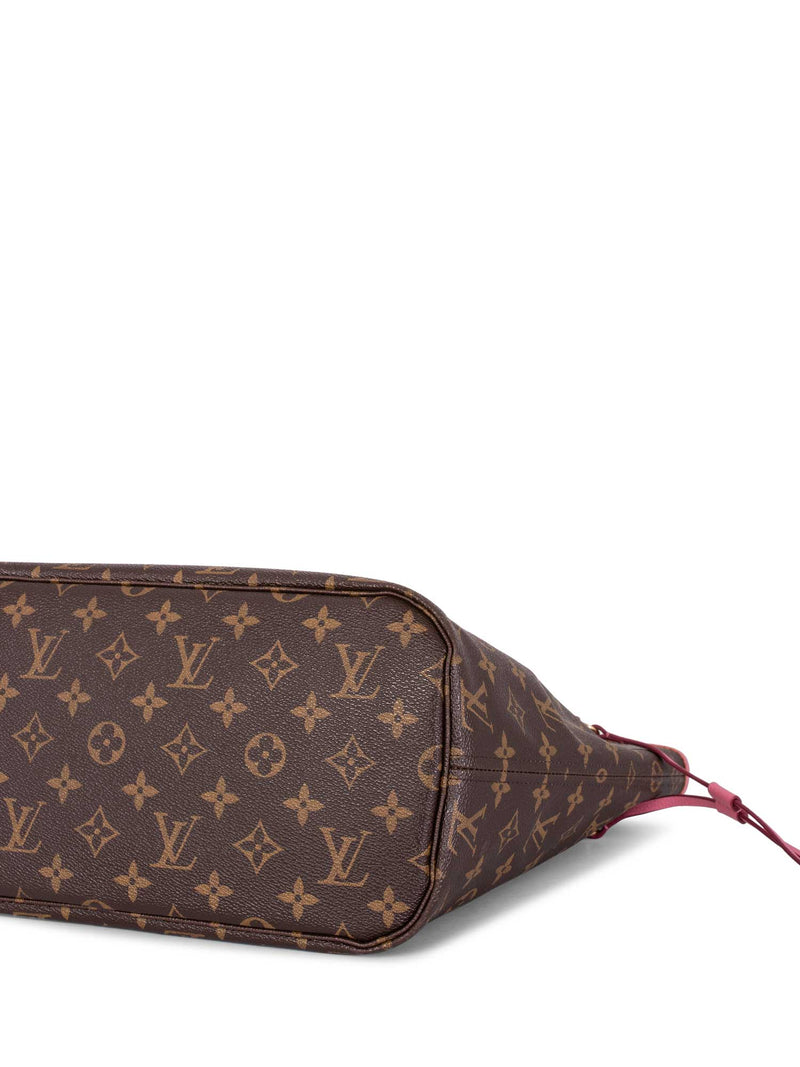 Louis Vuitton Monogram Articles de Voyage Neverfull Bag MM Pink Brown-designer resale