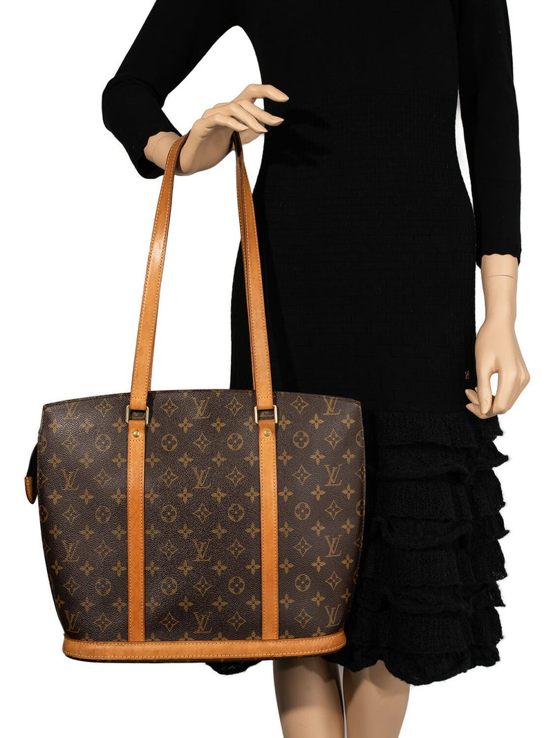 LOUIS VUITTON Monogram Canvas Babylone Tote Bag