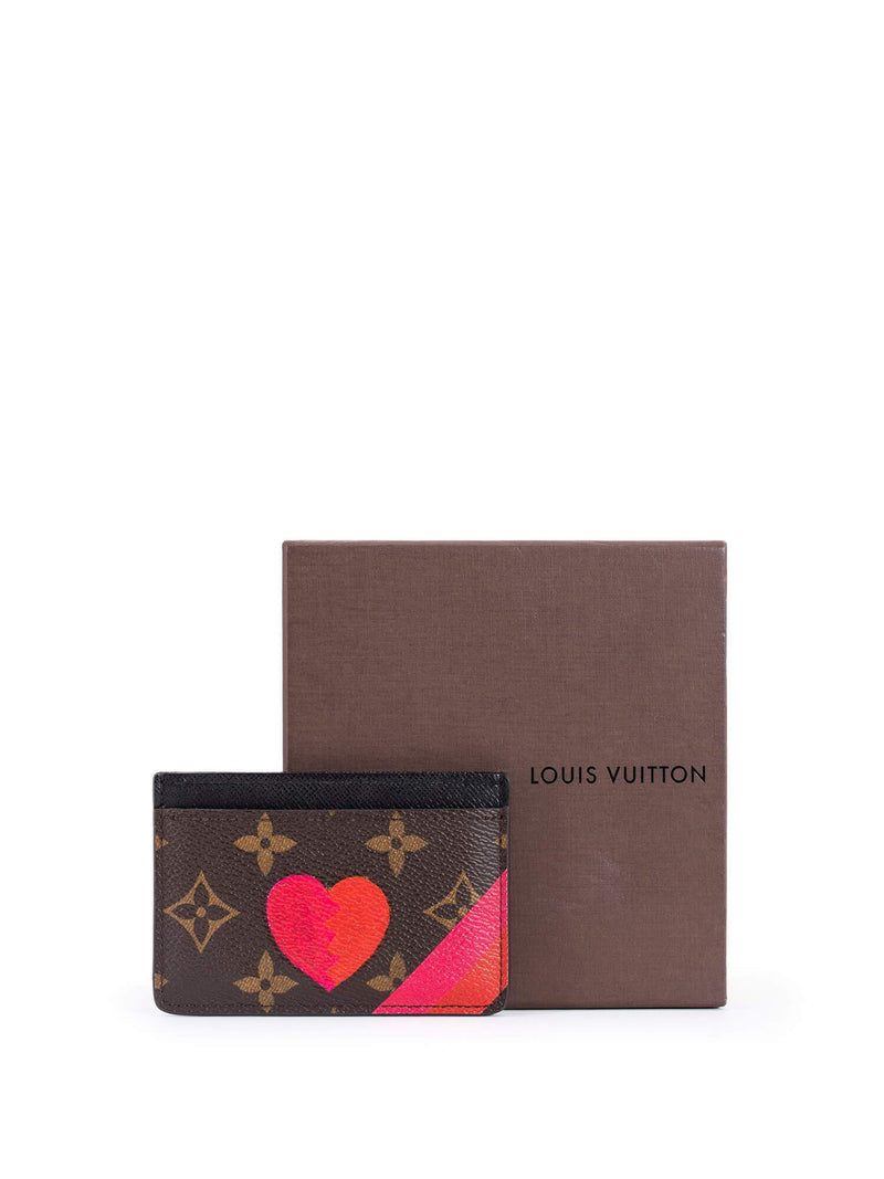 Louis Vuitton Monogram Card Holder Brown-designer resale