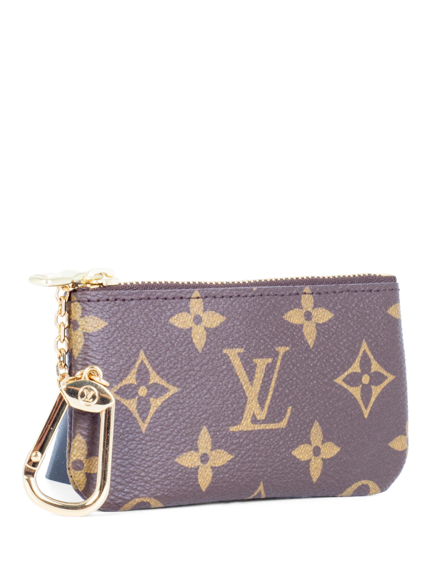 Louis Vuitton Monogram Card Holder Wallet Brown-designer resale