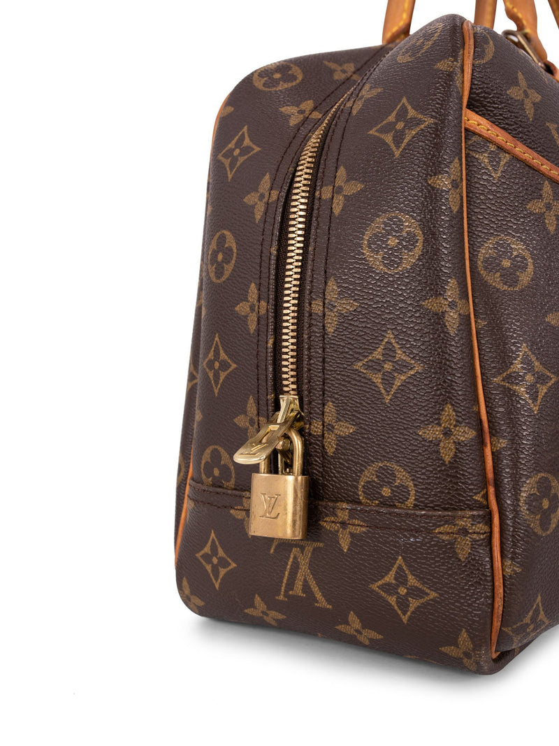 Louis Vuitton Monogram Deauville Bag Brown-designer resale