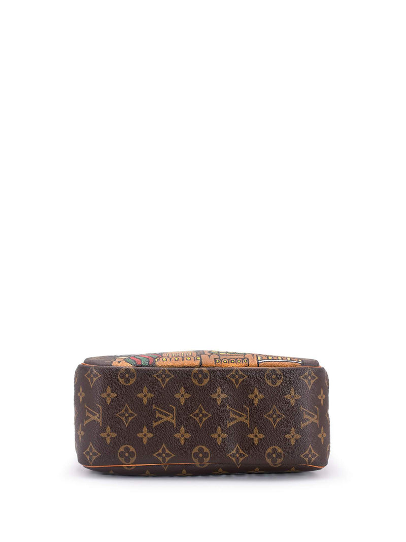 Louis Vuitton Monogram Deauville Bag Brown-designer resale