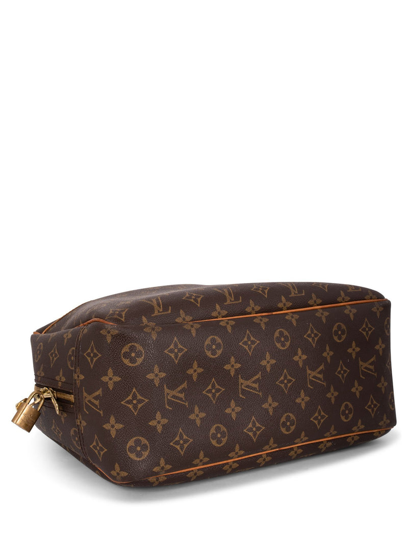 Louis Vuitton Monogram Deauville Bag Brown-designer resale