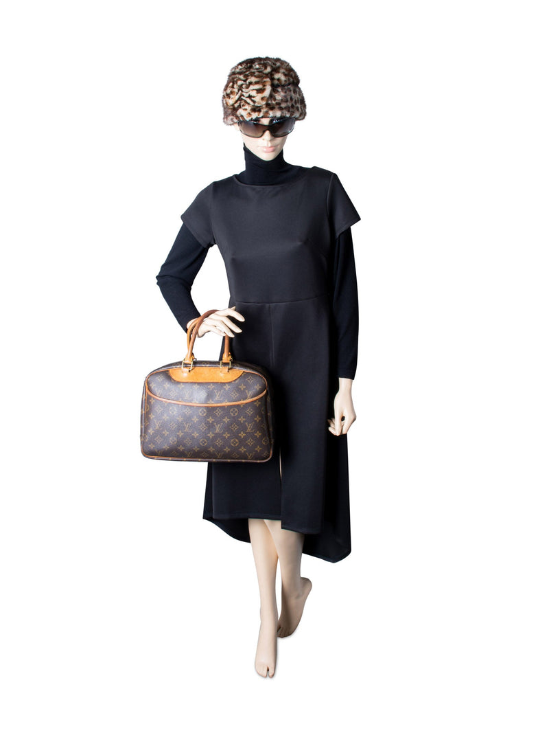 Louis Vuitton Monogram Deauville Bag GM Brown-designer resale