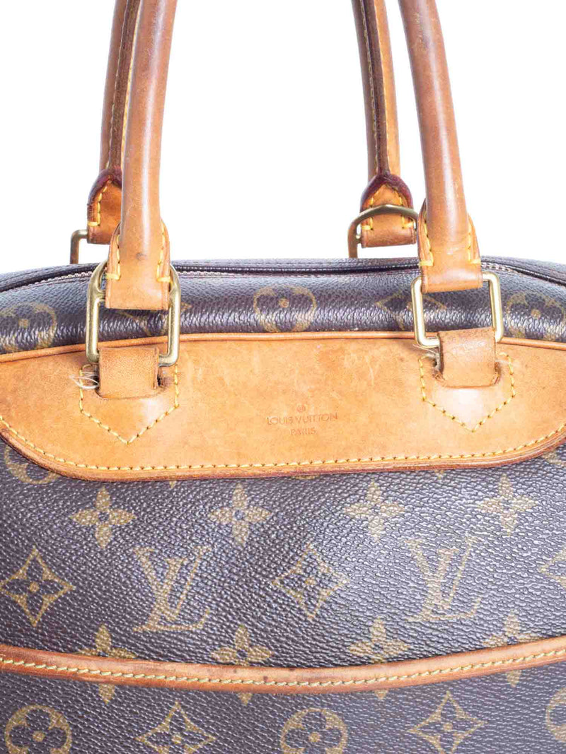 Louis Vuitton Monogram Deauville Bag GM Brown-designer resale