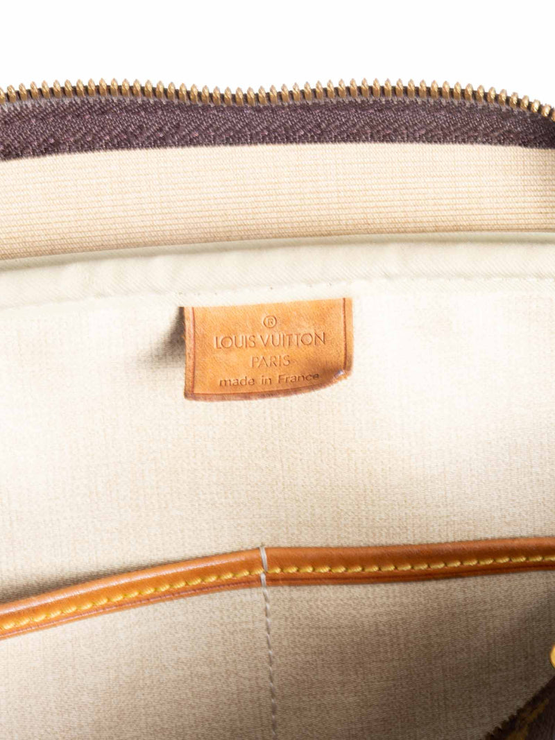 Deauville cloth handbag Louis Vuitton Brown in Cloth - 13329879