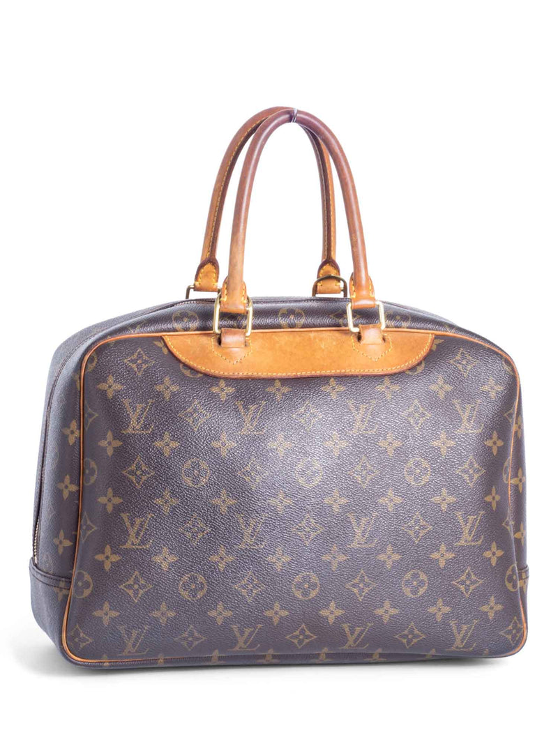 Louis Vuitton Monogram Deauville Bag GM Brown-designer resale