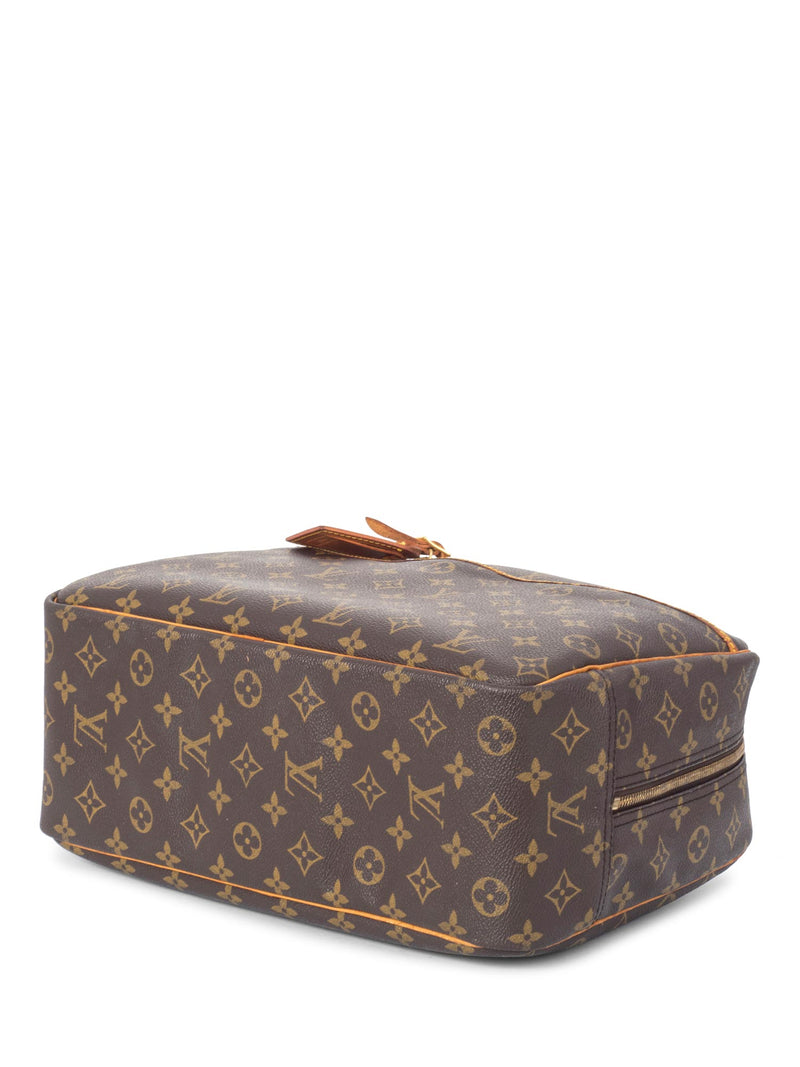 Louis Vuitton Monogram Deauville Bag MM Brown-designer resale