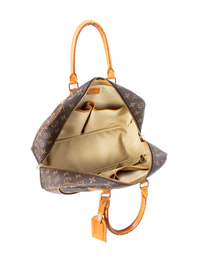 Louis Vuitton Monogram Deauville Bag MM Brown-designer resale