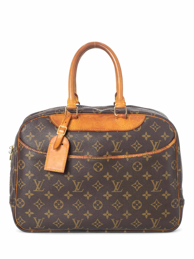 Louis Vuitton Monogram Deauville Bag MM Brown