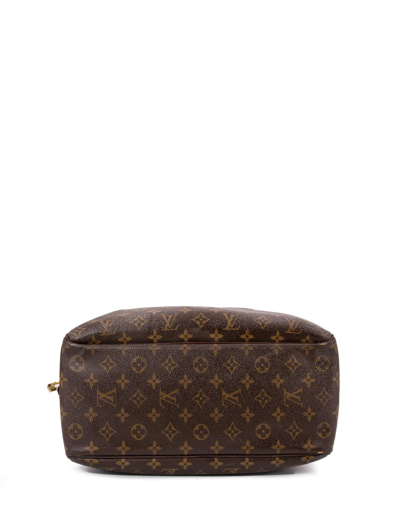 Louis Vuitton Monogram Deauville Bowling Bag PM Brown-designer resale