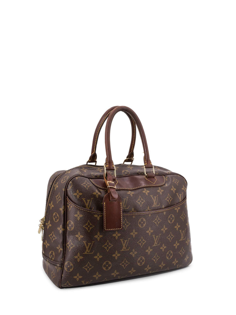 Louis Vuitton Monogram Deauville Bowling Bag PM Brown-designer resale