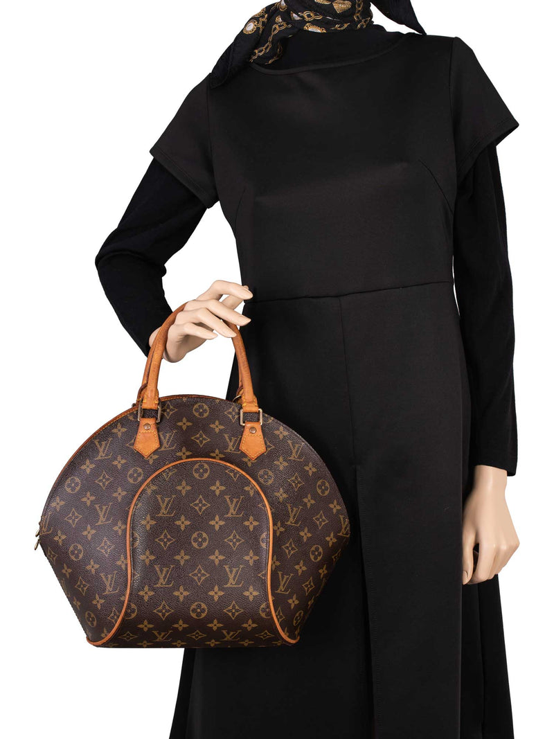 Louis Vuitton Monogram Ellipse Bag MM Brown-designer resale